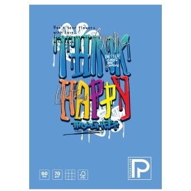 Caiet A4, 60file, matematica, 70g/mp, Paperland motiv Colour Inspiration - Img 1