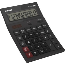 Calculator de birou 12 digiti dual power CANON AS1200 - Img 2