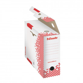 Cutie arhivare Esselte Speedbox, carton, 100% reciclat, FSC, alb - Img 3