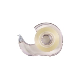 Dispenser cu banda adeziva transparenta 18mm x 33m, Optima - transparent - Img 2