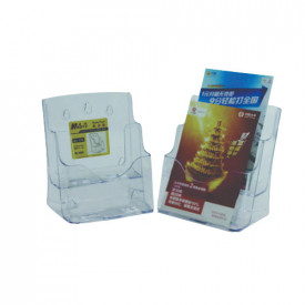 Display plastic A5, pentru brosuri, de birou/perete, KEJEA - Img 1