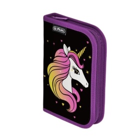 Penar echipat Herlitz, 1 fermoar, 16 piese, motiv Unicorn