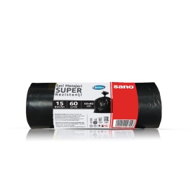 Saci menaj 60L super rezistenti 60x80cm, Optima, 15buc/rola - Img 2