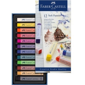 Set 12 culori pastel soft Faber Castell