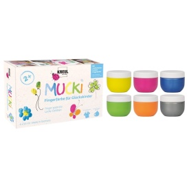 Acuarele Finger Paint Mucki Children of Fortune 50 ml 6 culori/set - Img 2