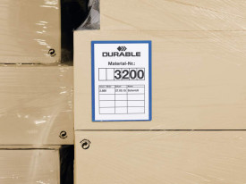 Buzunar logistic autoadeziv A4 landscape, Durable, 50buc/set - Img 2