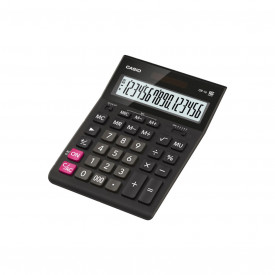 Calculator de birou 16 digiti dual power Casio GR-16-W-EP, negru
