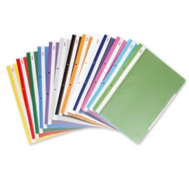 Dosar plastic PP cu sina, cu gauri, 25 buc/set, Spree