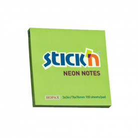 Notes adeziv 76x76, culori neon, 100foi, Stick'n - Img 3