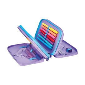 Penar echipat Herlitz, 3 compartimente, 31 piese, motiv Whisper Mane - Img 3