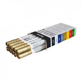 Set 10buc marker cu vopsea, varf subtire 1-2mm, Optima 3713 - Img 1