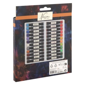 Set 24 culori ulei pastel, Grafix - Img 2