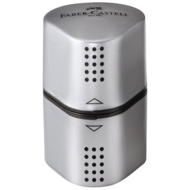 Ascutitoare tripla cu container, Grip 2001, Faber-Castell - Img 2