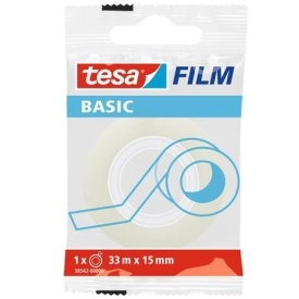 Bandă adezivă invizibila 15 mm x 33 m Tesa Basic