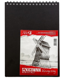 Bloc desen Niki Sketch A4, 80 coli, 98 g/m2 -