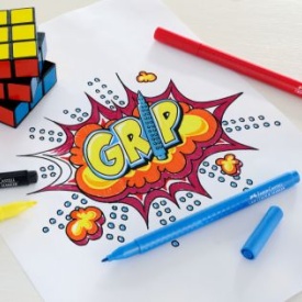 Carioca Faber Castell 20/set cu grip - Img 2