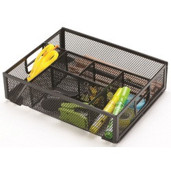 Organizer metalic mesh Q-Connect negru - Img 3