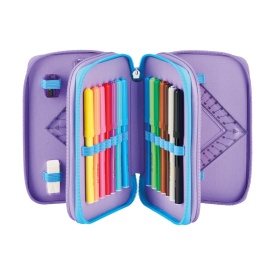 Penar echipat Herlitz, 3 compartimente, 31 piese, motiv Little Monster 50049288 - Img 4