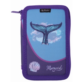 Penar neechipat Herlitz, 2 fermoare, motiv Mermaid