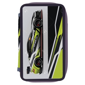 Penar neechipat Herlitz, 3 fermoare, motiv Speed Car