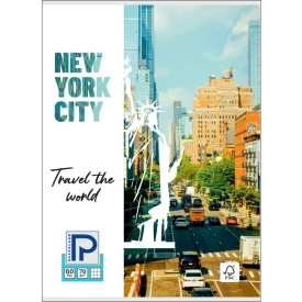 Caiet A4, 60file, matematica, 70g/mp, Paperland, motiv Travel the World - Img 3