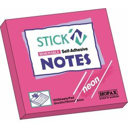 Notes adeziv 76x76, culori neon, 100foi, Stick'n - Img 5