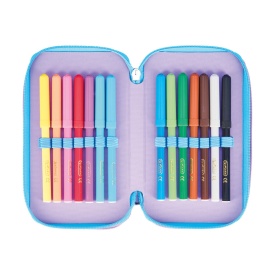 Penar echipat Herlitz, 3 compartimente, 31 piese, motiv Little Monster 50049288 - Img 5