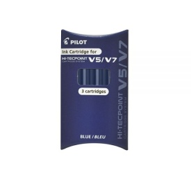 Rezerva roller Pilot V5/V7 Hi-Tecpoint reincarcabil 3 bucati/set - Img 1