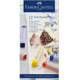 Set 12 culori pastel soft Faber Castell - Img 2