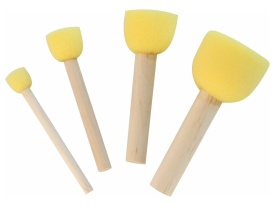 Set pensule burete, 4buc/set, Kreul