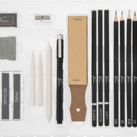 Set profesional de desen Nassau fine Art, 22 bucati in cutie - Img 3