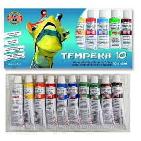 Tempera set 10 culori, 16ml, Girafa, Koh-I-Noor - Img 2