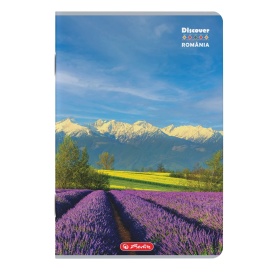 Caiet A4 100file, matematica, 70g/mp, Herlitz motiv Romania - Img 2