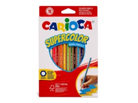 Creioane color Carioca Supercolor 18/set