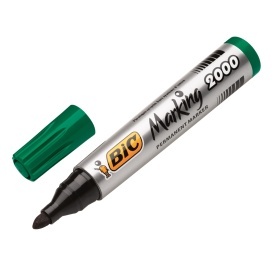 Permanent marker varf rotund Bic 2000 - Img 6