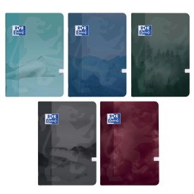 Set 5 caiete A4, 80file, matematica, Oxford Teenager, hartie Optik 80g, coperta plastifiata flexibila