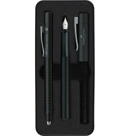 Set stilou+pix Faber Castell Grip 2011 negru