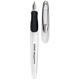 Stilou Herlitz MyPen alb/negru, penita M, vrac