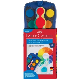 Acuarele Faber-Castell 12 culori Connector