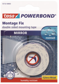 Banda dublu adeziva montaj oglinzi, 19mm x 1.5m, Tesa Powerbond 55732