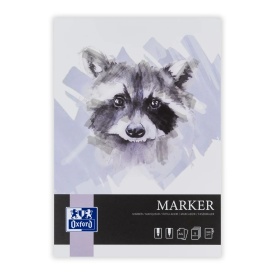 Bloc desen Marker A4 15 file, hartie 180g/mp, colectia Oxford Artistic