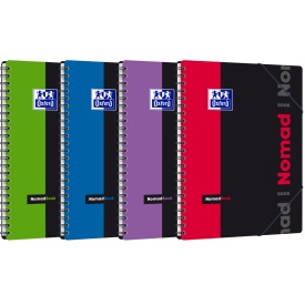 Caiet spira A4+, 80file, matematica, Oxford Nomadbook