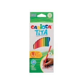 Creioane color Carioca Tita Clasic 12/set SKR087 - Img 1