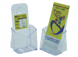 Display plastic 1/3A4, pentru brosuri, de birou/perete, KEJEA - Img 2
