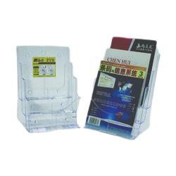 Display plastic A4, pentru brosuri, de birou/perete, KEJEA - Img 3