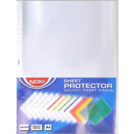 Folie protectie A4, 100folii/set, NOKI - cristal