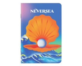 Set 5 caiete A4, 80file, dictando, Herlitz motiv Neversea - Img 3