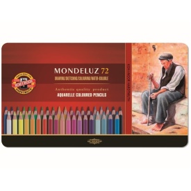 Set Aquarell MONDELUZ in cutie metalica, 72 culori, K3727-72