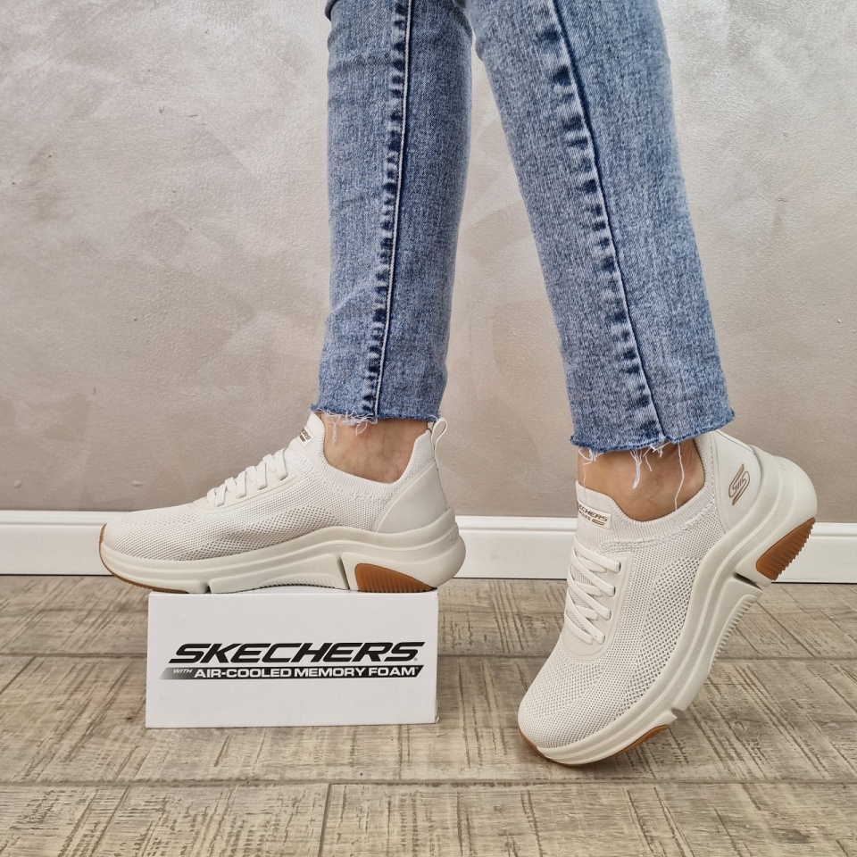 non.9486様♡ Buy Skechers White Arch Fit Arcade Love On Top Trainers from Next