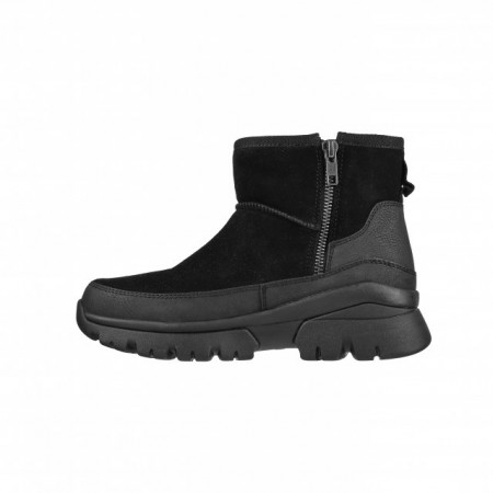 Ghete dama piele naturala Skechers 167279 BBK - Img 3